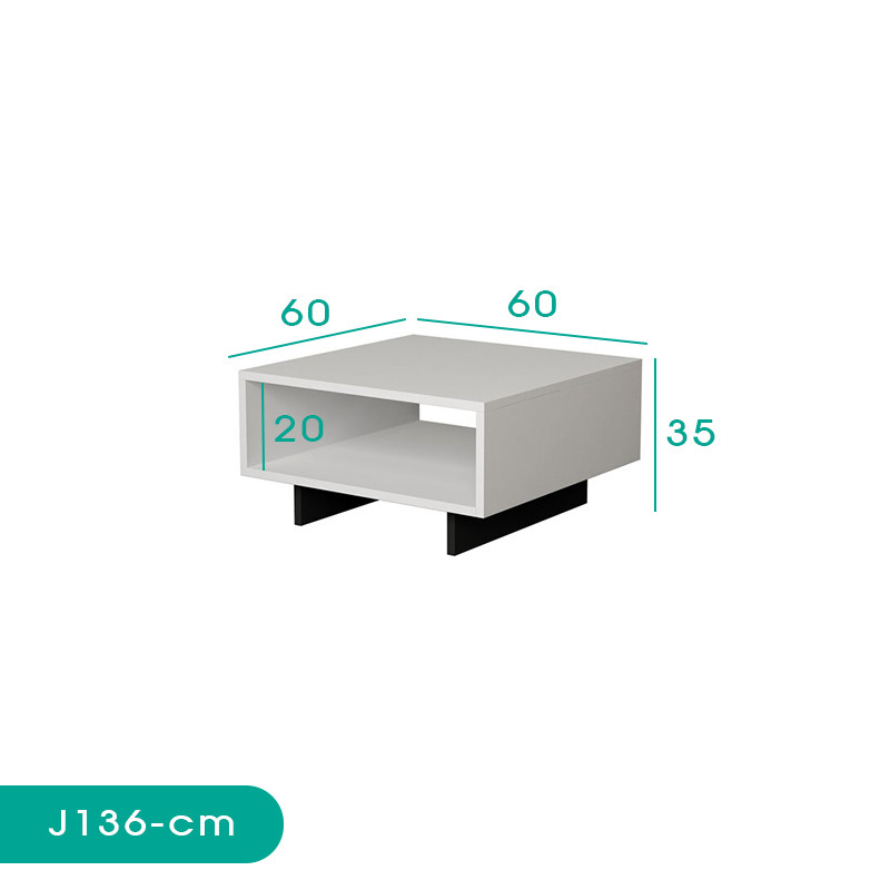 میز جلومبلی اسمردیس مدل J136 - MDF