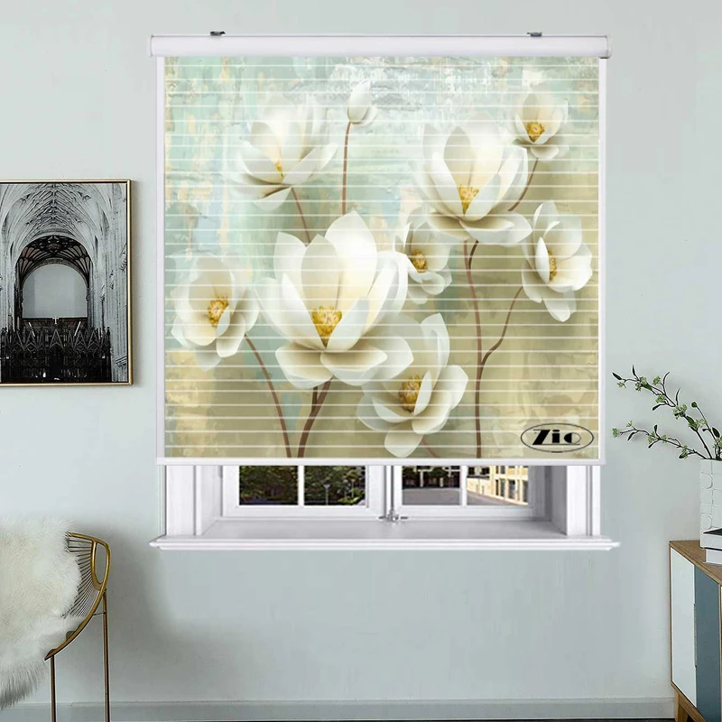 پرده زبرا زیو مدل 3D1063 سایز 150x150 سانتی متر