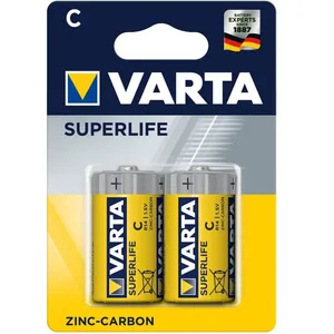 باتری C وارتا مدل Super Life C بسته دو عددی