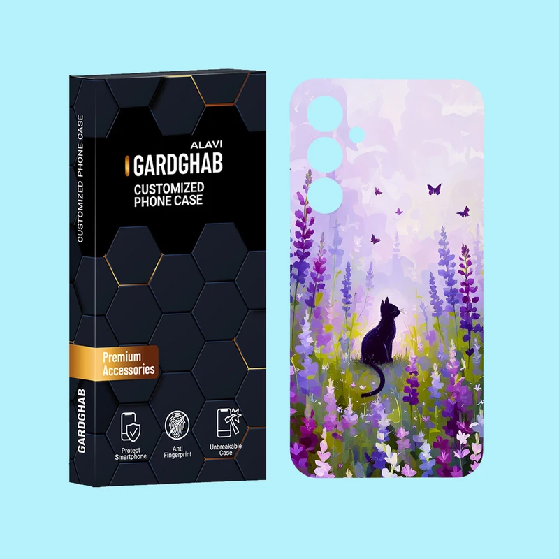 کاور گارد قاب علوی مدل هنری مناسب برای گوشی موبایل سامسونگ Galaxy A55