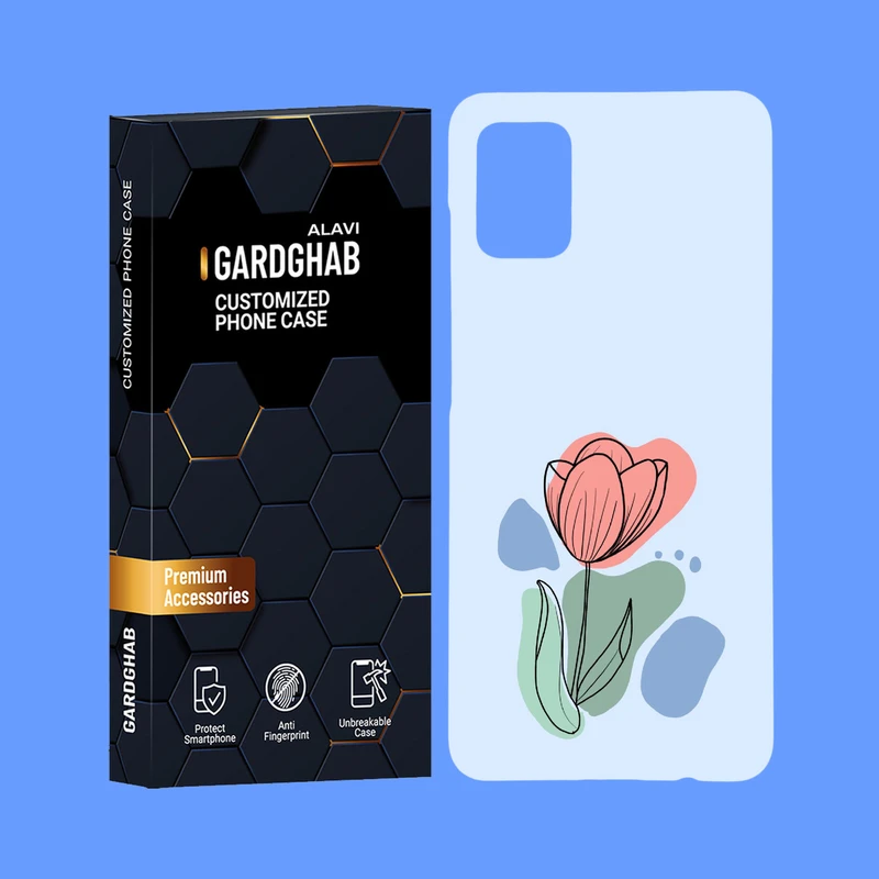 کاور گارد قاب علوی مدل گل مناسب برای گوشی موبایل سامسونگ Galaxy A31