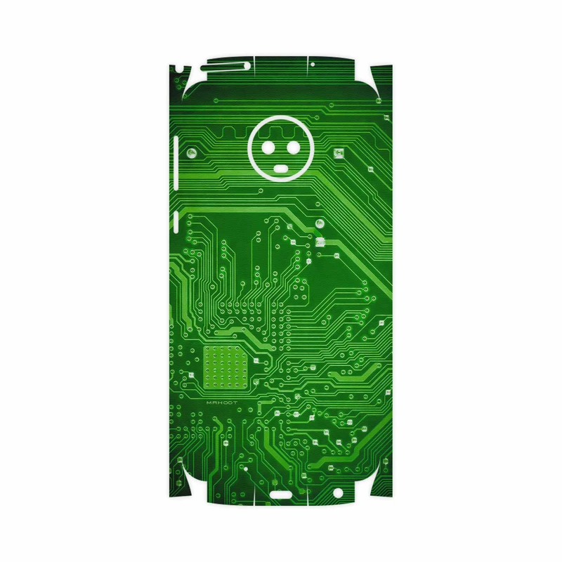 برچسب پوششی ماهوت مدل Green Printed Circuit Board-FullSkin مناسب برای گوشی موبایل موتورولا Moto G6