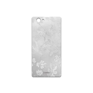 MAHOOT Silver-Wildflower Cover Sticker for Sony Xperia Z1 Compact