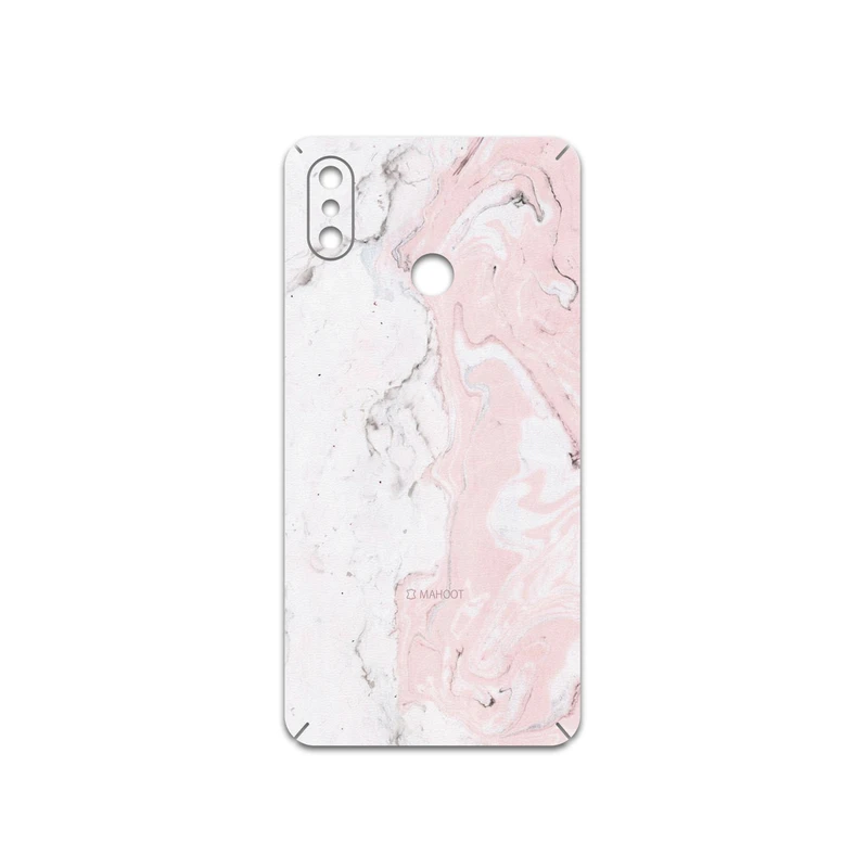 برچسب پوششی ماهوت مدل Blanco-Pink-Marble مناسب برای گوشی موبایل شیائومی Mi Max 3