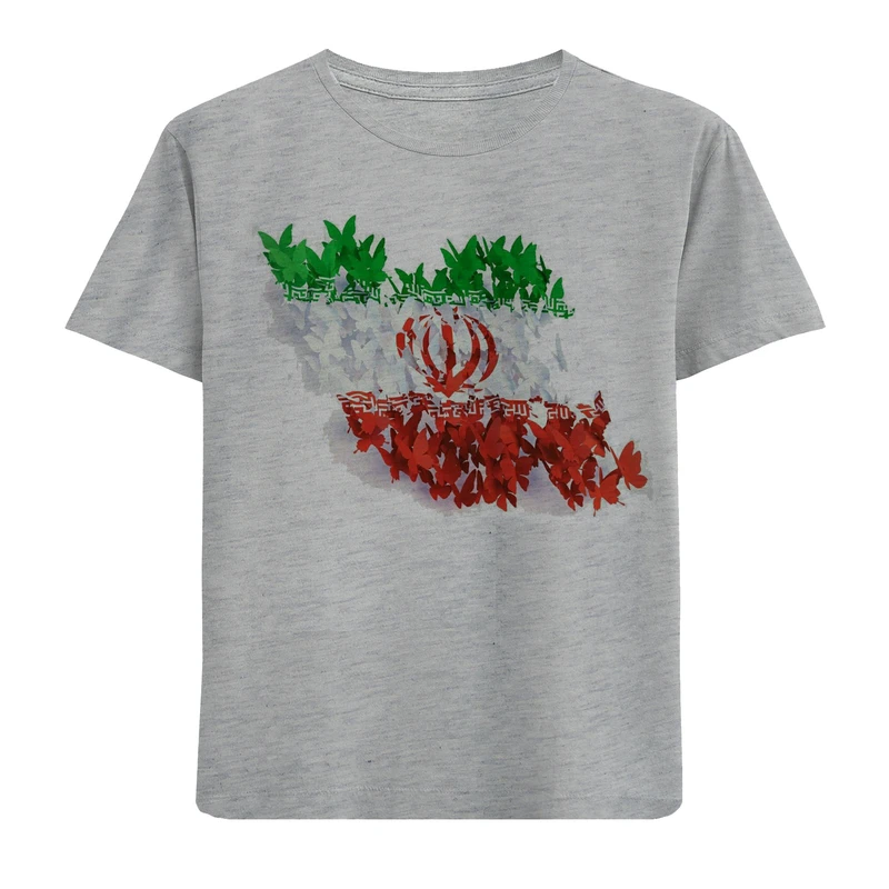 تی‌شرت آستین کوتاه پسرانه مدل ایران N301