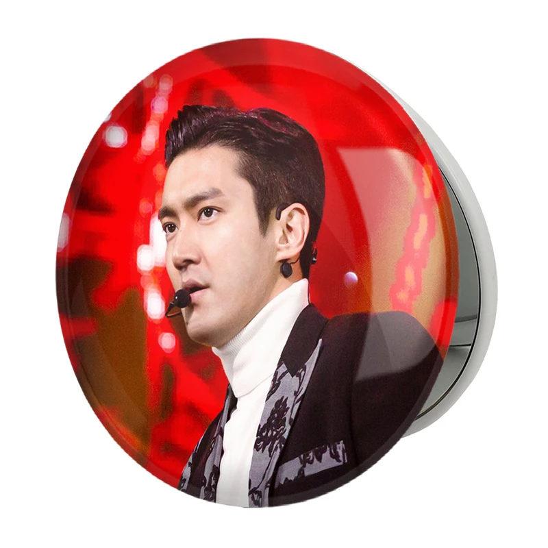 آینه جیبی خندالو طرح شیوون گروه سوپر جونیور Super Junior مدل تاشو کد 21426