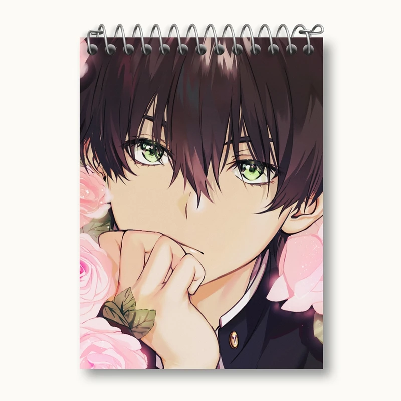 دفتر یادداشت 50 برگ خندالو مدل اورکی انیمه هیوکا Hyouka کد 17048