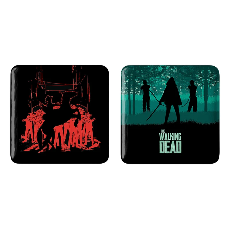 مگنت خندالو طرح سریال مردگان متحرک The Walking Dead کد 1019110183 مجموعه 2 عددی