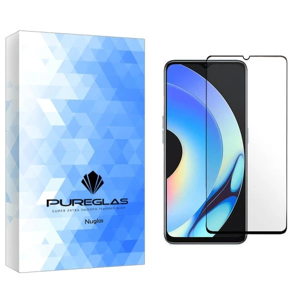 محافظ صفحه نمایش شیشه ای پیور گلس مدل NueGlas مناسب برای گوشی موبایل ریلمی 10s