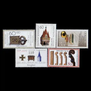 تمبر یادگاری مدل خارجی مجموعه 5 عددی 