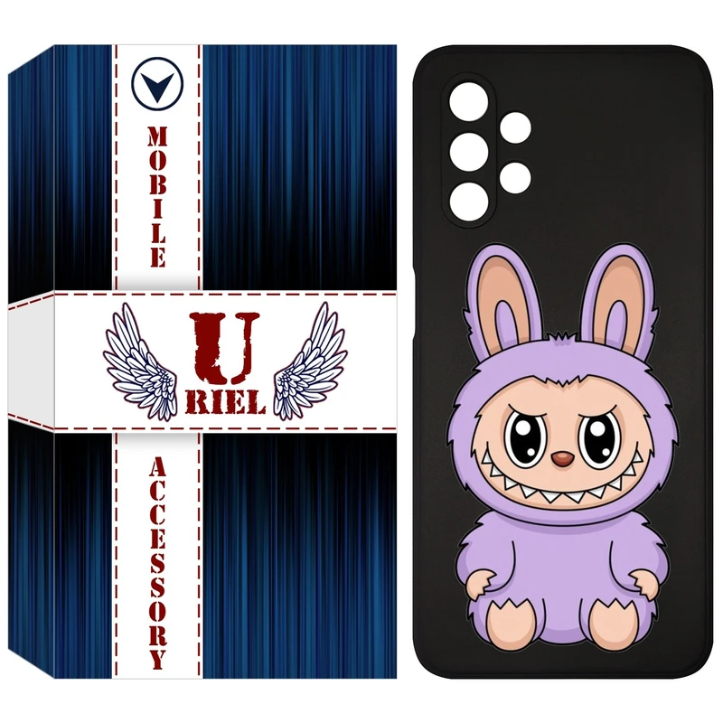 کاور یوریل قاب مدل KSH کد 130 طرح عروسک لبوبو مناسب برای گوشی موبایل سامسونگ Galaxy A13 4G