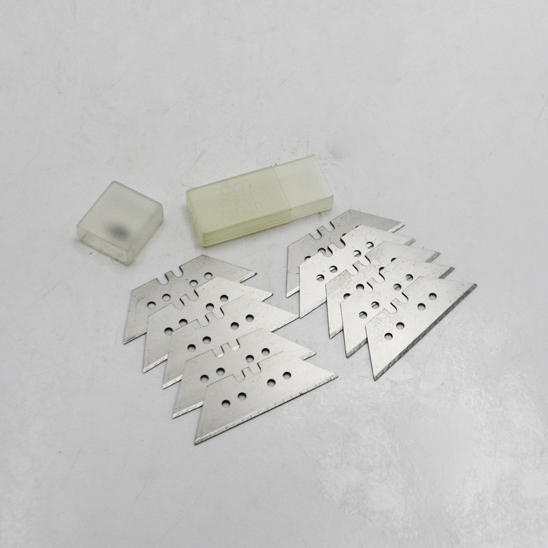 تیغ کاتر فورد مدل ذوزنقه ای کد YP-FHT0404-10PCS مجموعه 10 عددی