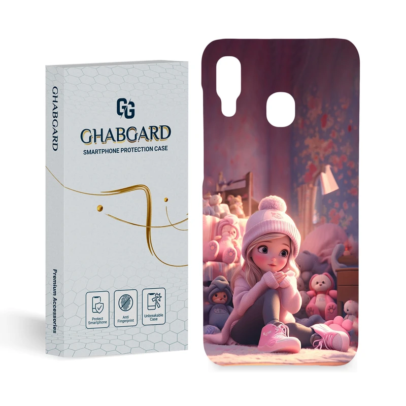 کاور قاب گارد مدل دخترانه مناسب برای گوشی موبایل سامسونگ Galaxy A20/A30