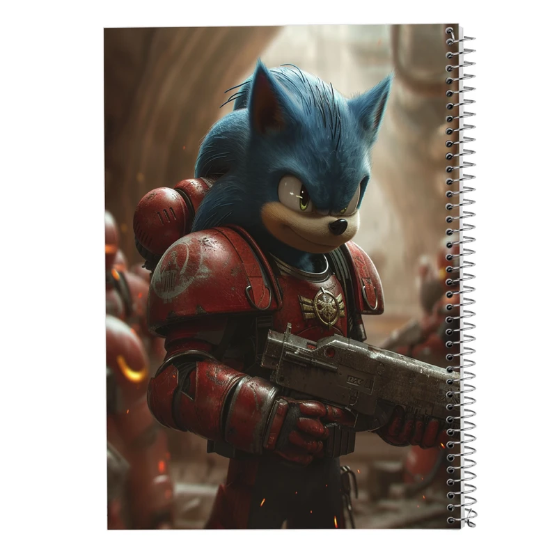 دفتر مشق 100 برگ مدوپد مدل سونیک sonic کد DF13449