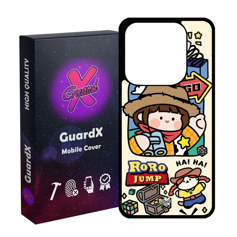 کاور گارد ایکس طرح Roro Jump مدل 10669 مناسب برای گوشی موبایل شیائومی Redmi Note 14 4G