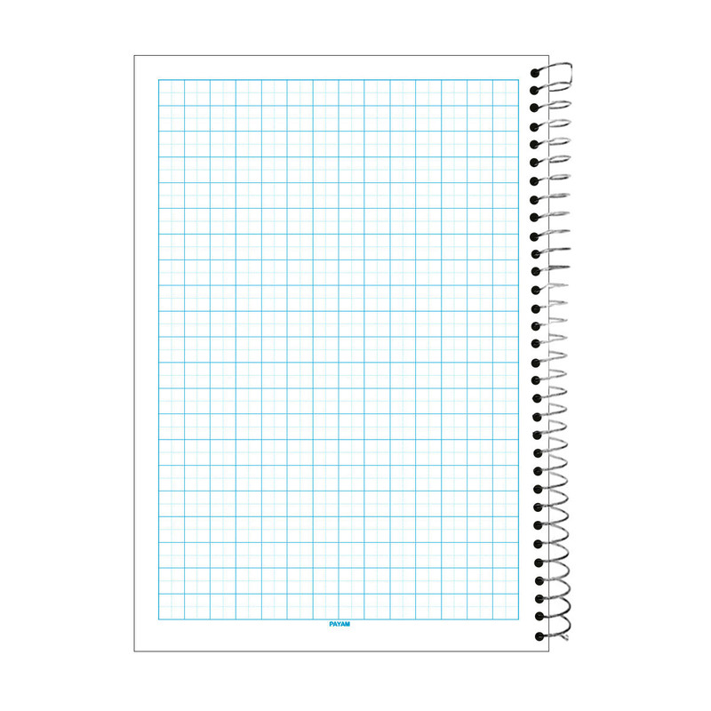 دفتر شطرنجی 50 برگ پیام مدل خرسی کد5033