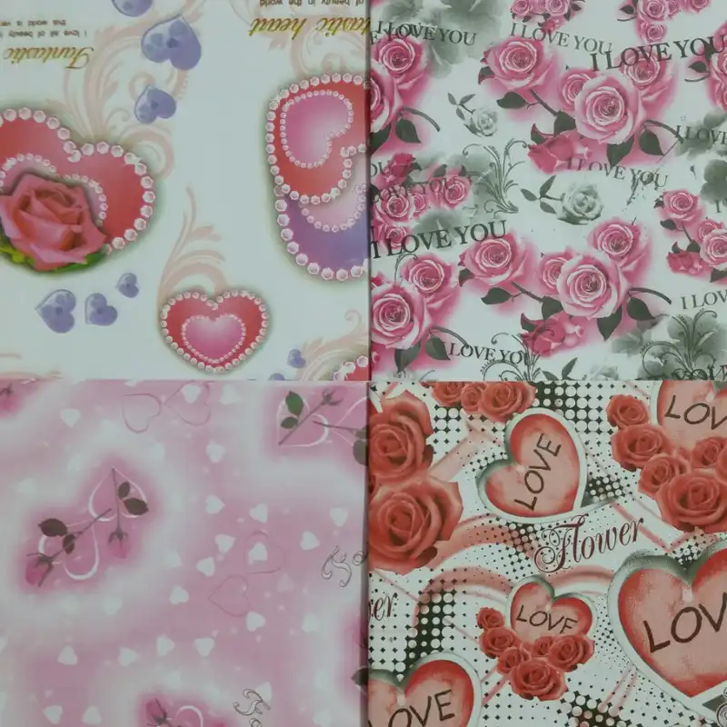 کاغذ کادو مدل طرح مختلف مجموعه 8 عددی