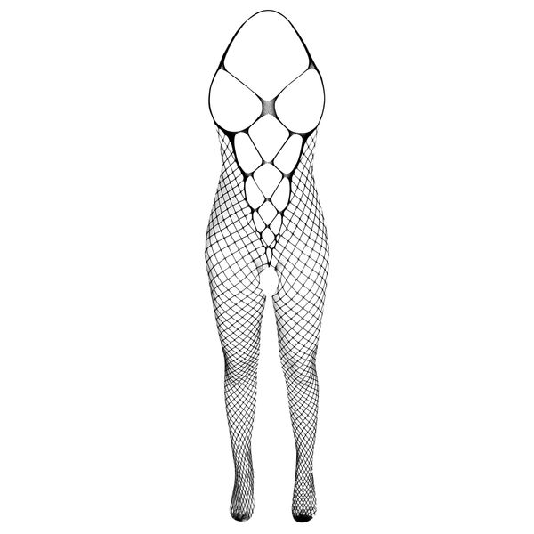 لباس خواب زنانه ماییلدا مدل فانتزی فاق باز کد 4855-7040 رنگ مشکی