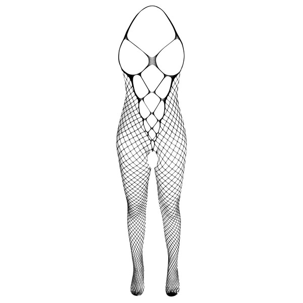 لباس خواب زنانه ماییلدا مدل فانتزی فاق باز کد 4855-7040 رنگ مشکی