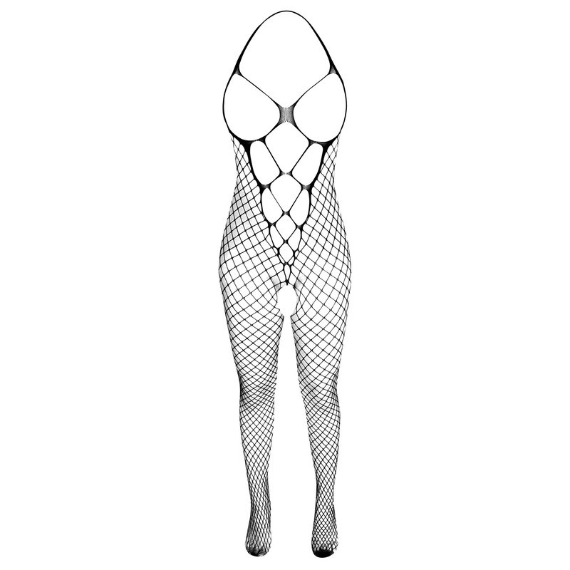 لباس خواب زنانه ماییلدا مدل فانتزی فاق باز کد 4855-7040 رنگ مشکی