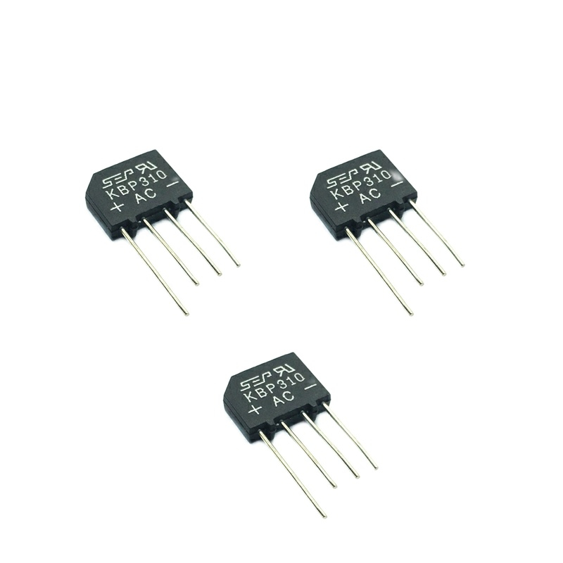 پل دیود  مدل KBP210 بسته 3 عددی