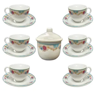 سرويس چای خوری 14 پارچه مرجان مدل مارسا فیروزه ای کد 7224510281