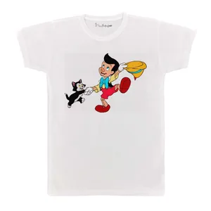 تی شرت بچگانه پرمانه طرح پینوکیو کد pmt.4770