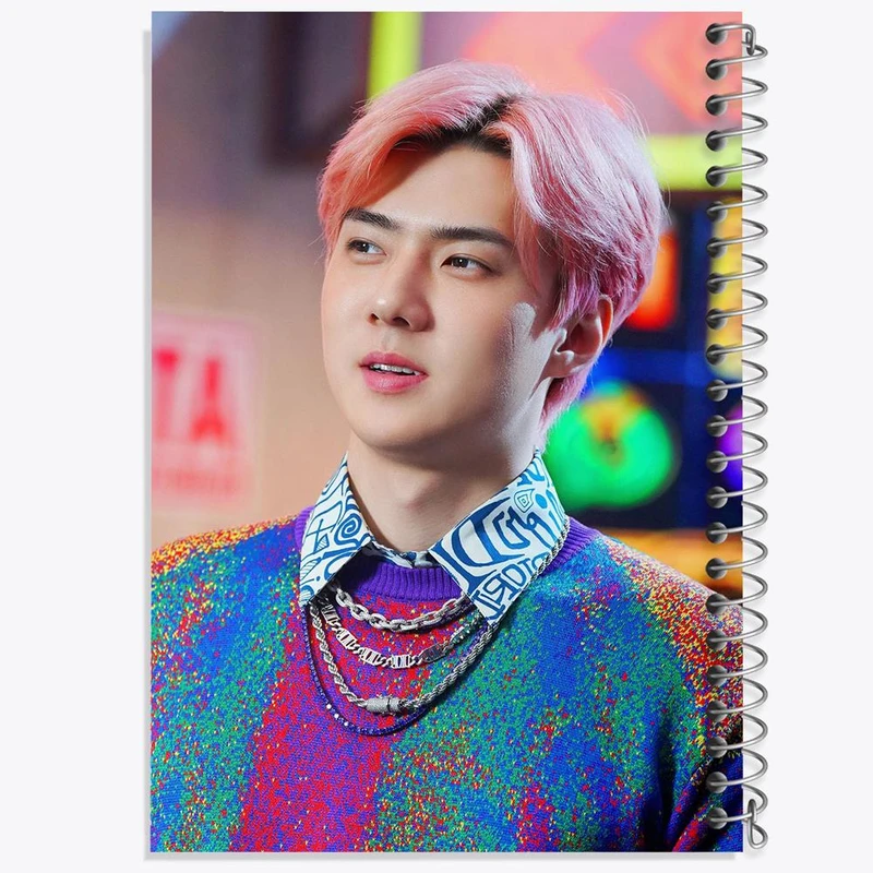 دفتر نت موسیقی 50 برگ خندالو مدل سهون گروه اکسو EXO کد 16811