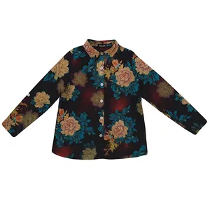 شومیز آستین بلند یقه برگردان زنانه مدل N-075