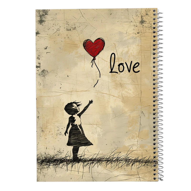 دفتر مشق 50 برگ مدوپد مدل فانتزی کد DF16507