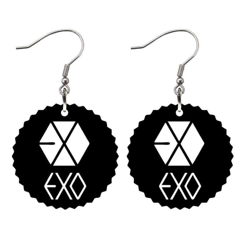 گوشواره دخترانه مدل گروه موسیقی Exo کد p-132