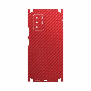 MAHOOT Red-Fiber-FullSkin Cover Sticker for Xiaomi Poco X3 GT 5G