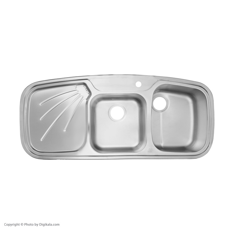 سینک ظرفشویی پرنیان استیل مدل PS 1207 توکار