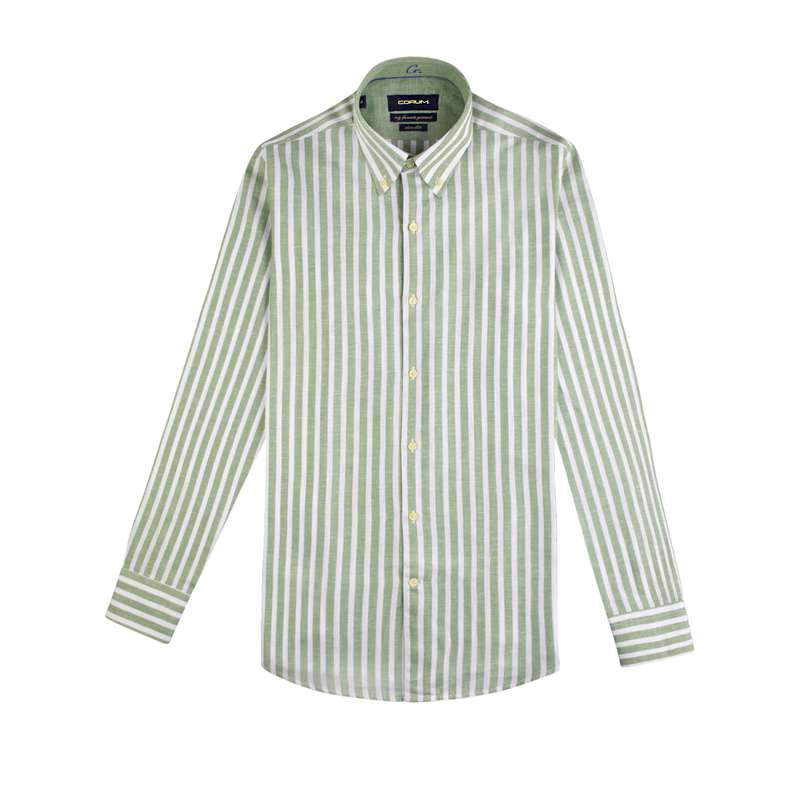 پیراهن آستین بلند مردانه کروم مدل لینن کد 2210111