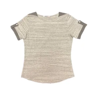 تی شرت آستین کوتاه زنانه مدل قایقی