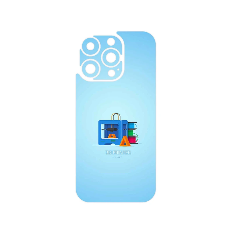 برچسب پوششی ماهوت مدل 3D Printer مناسب برای گوشی موبایل اپل iPhone 16 Pro