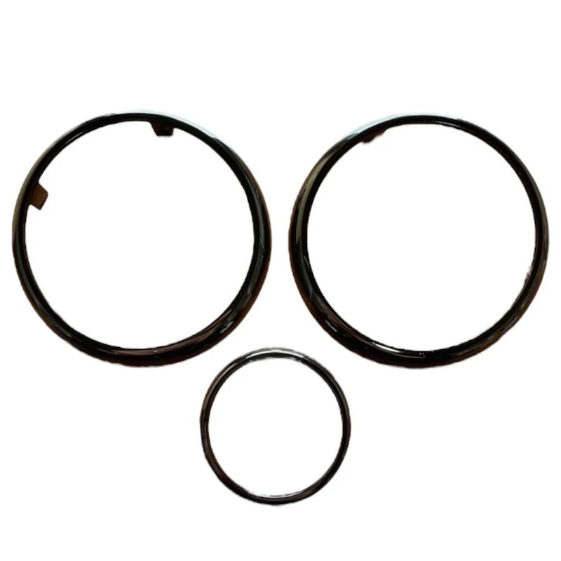 حلقه دور کیلومتر خودرو چیکال مدل پیانویی کد V-247 مناسب برای پژو 207 بسته 3 عددی