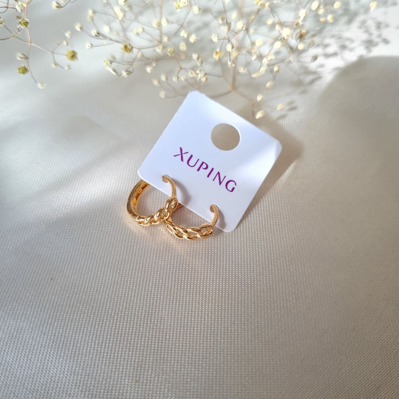 گوشواره زنانه ژوپینگ مدل حلقه ای کد sk10 گوشواره زنانه ژوپینگ مدل حلقه ای کد sk10