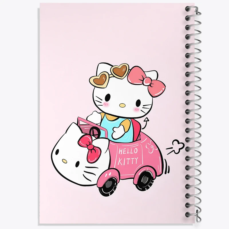 دفتر مشق 100 برگ خندالو طرح هلو کیتی (Hello Kitty)  کد N3999