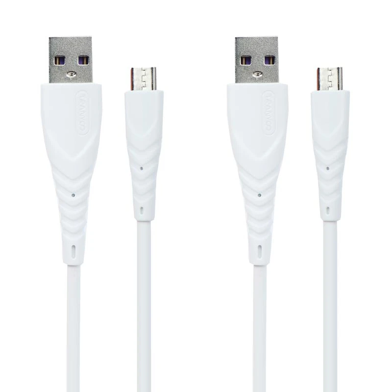 کابل تبدیل USB به microUSB ترانیو مدل S10 طول 1 متر بسته 2 عددی