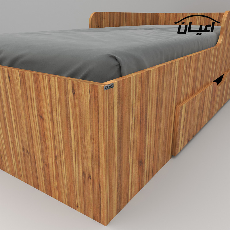 تخت خواب یک نفره اعیان مدل FH611 سایز 80x180 سانتی متر