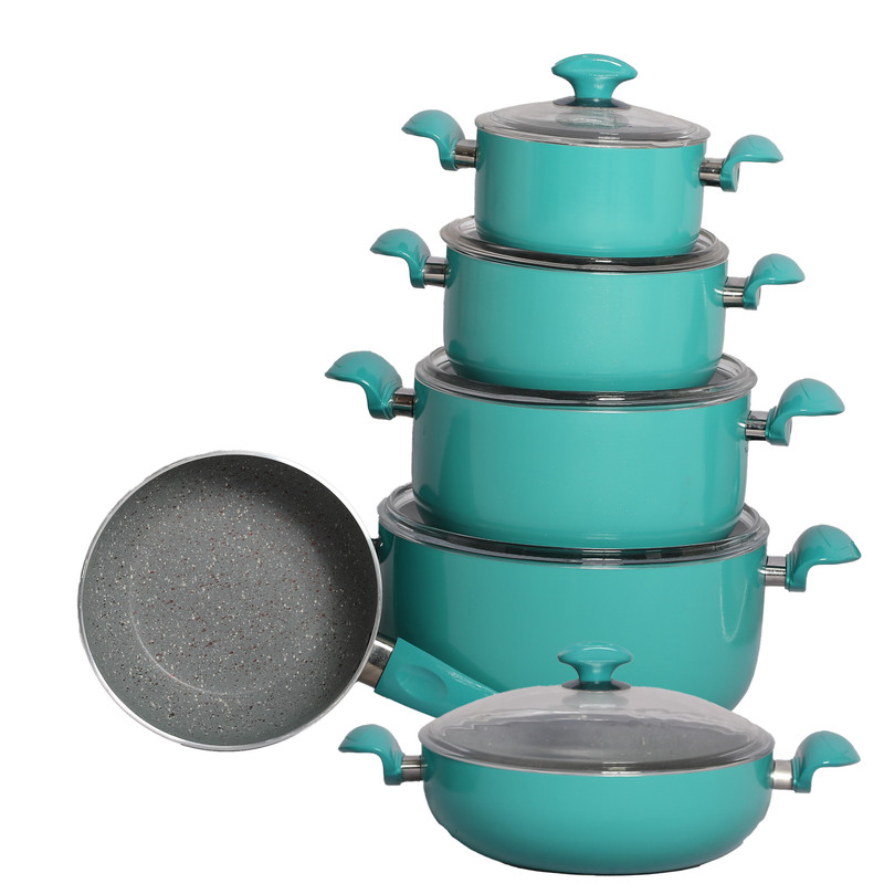 سرویس پخت و پز 11 پارچه رافیا مدل تیس