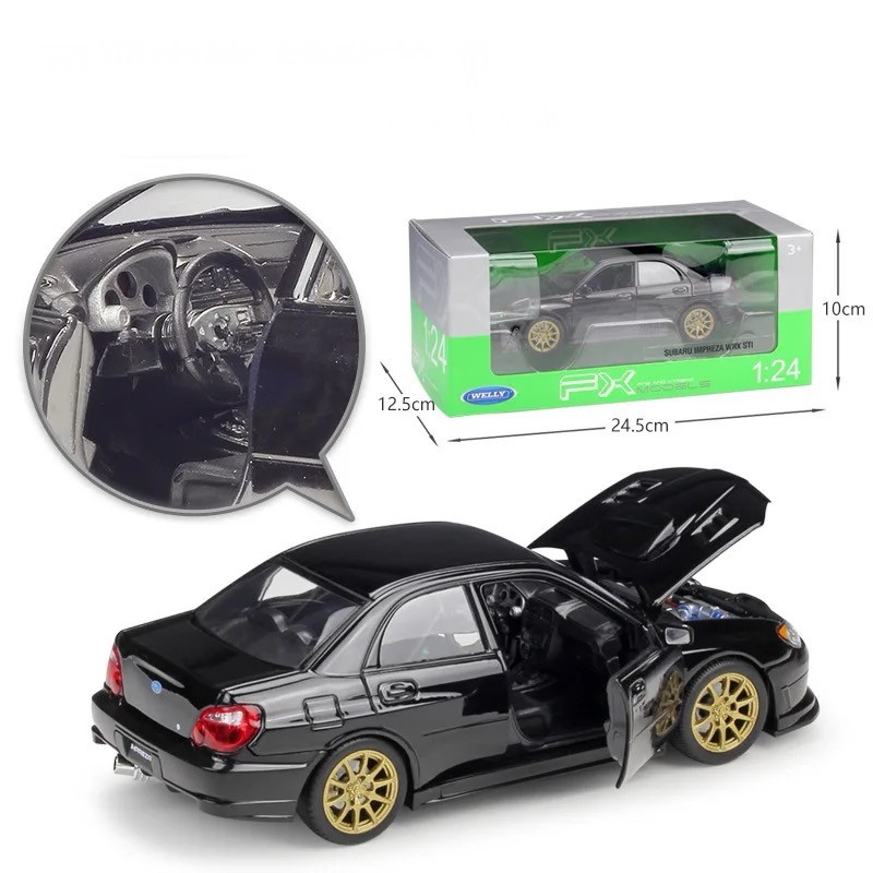 ماکت ماشین ولی مدل Subaru Impreza WRX STI