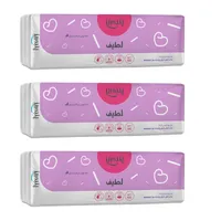 نوار بهداشتی بالدار ضخیم لطیف پنبه ریز مدل لایه سافت درای سایز XXL سه بسته 10 عددی