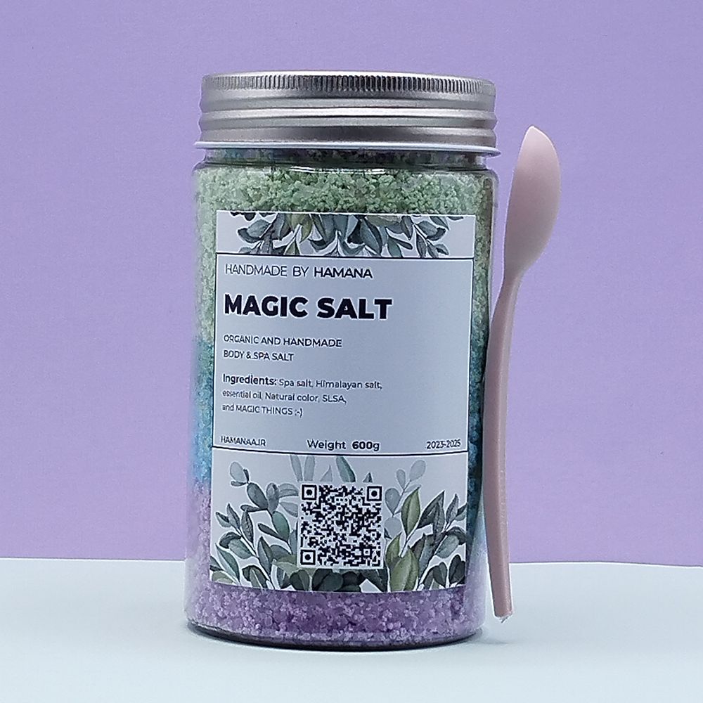 نمک حمام هامانا مدل Magic Salt وزن 600 گرم -  - 3