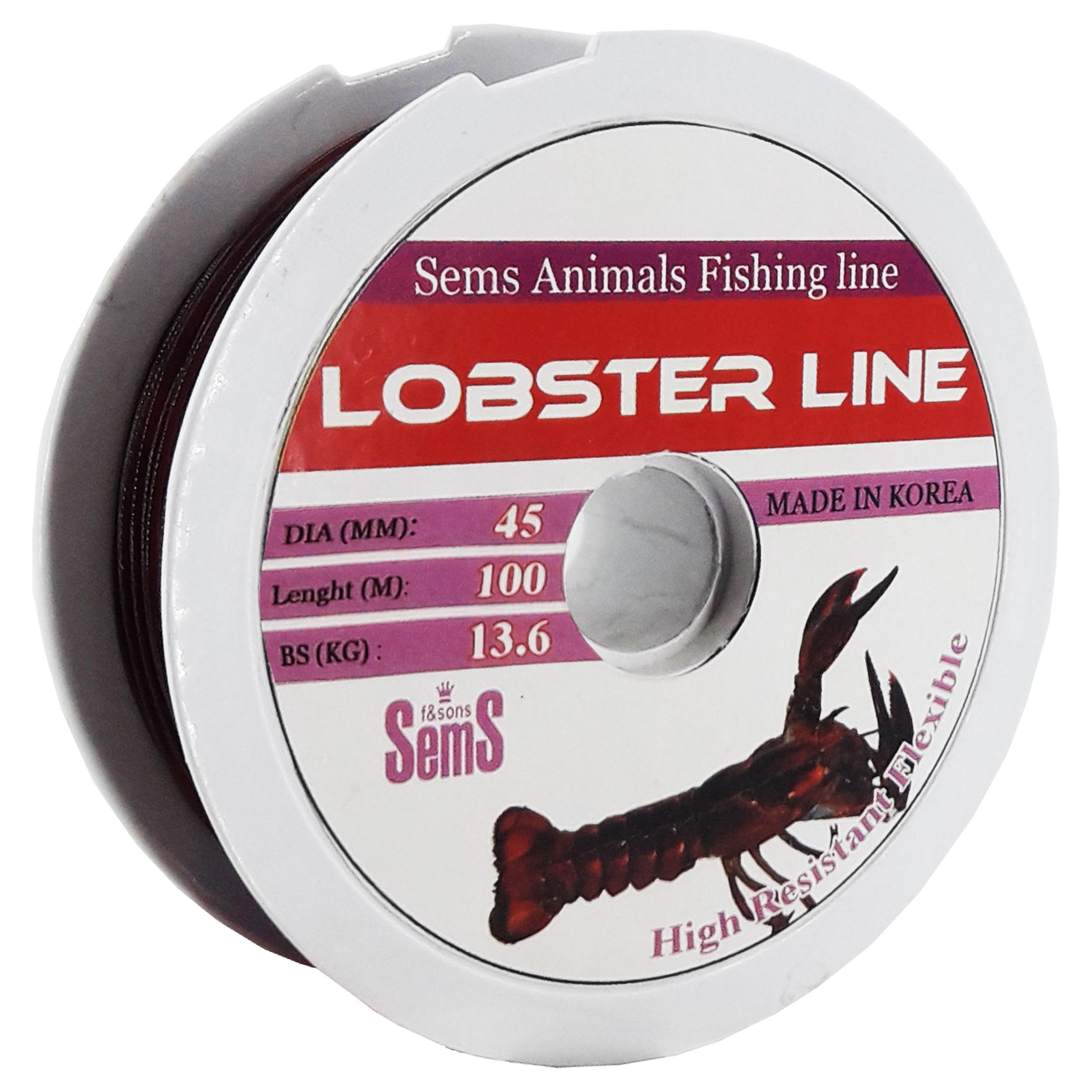  نخ ماهیگیری سمس مدل Lobster Line سایز 0.45 میلی متر