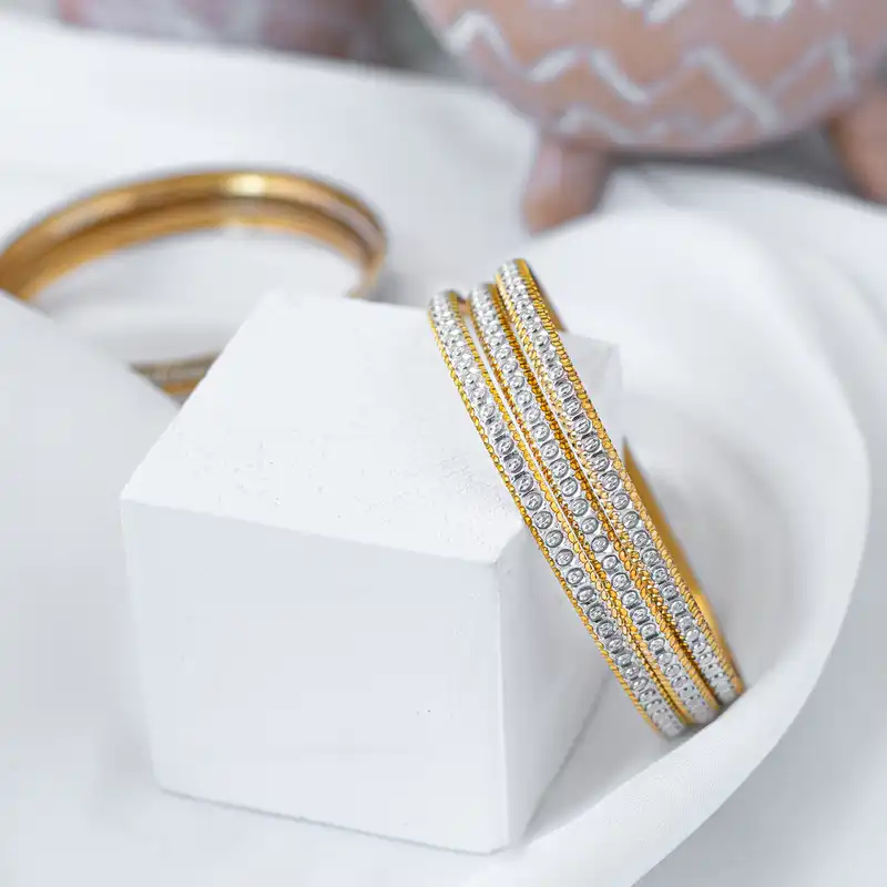 النگو زنانه مدل تاتلی کد S-2 بسته 6 عددی