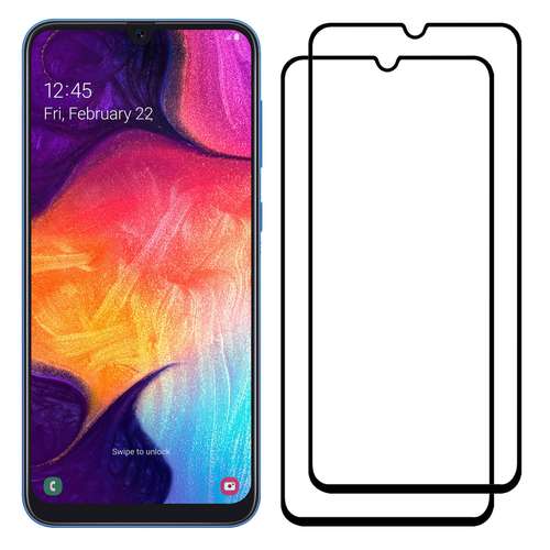 محافظ صفحه نمایش مدل FCG مناسب برای گوشی موبایل سامسونگ Galaxy A50 بسته دو عددی