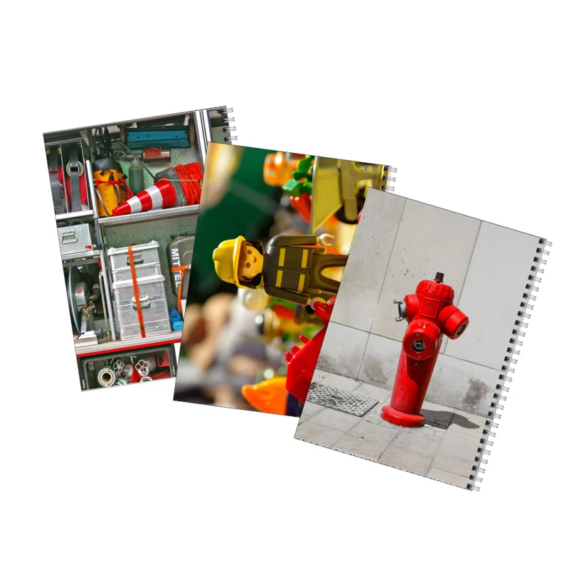 دفتر مشق 50 برگ بامبیلیپ طرح آتش نشان کد 59 مجموعه 3 عددی