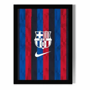 تابلو مدل دیواری طرح بارسلونا Barcelona  کد FD589